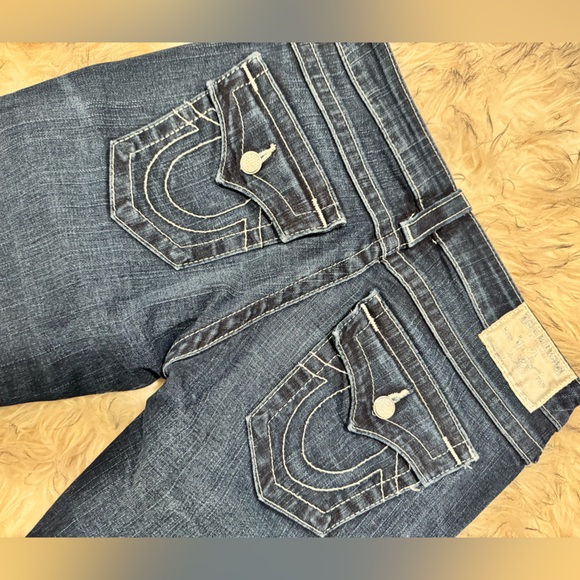 True Religion Jeans with Rhinestone buttons - Picture 4 of 7